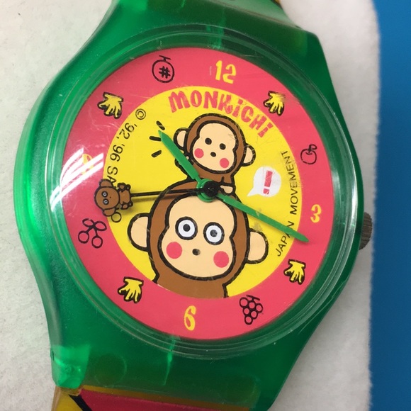 ?RARE?SANRIO MONKICHI watch main image 7